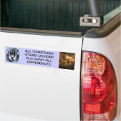 Christians United Bumpersticker (Op Truck)