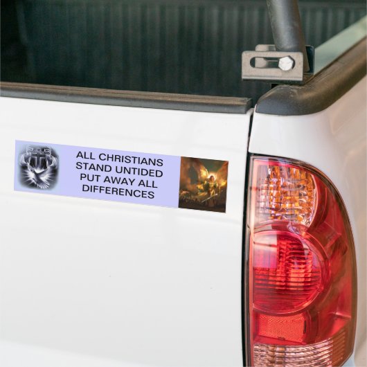 Christians United Bumpersticker (Op Truck)
