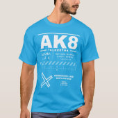 Christiansen Lake Seaplane Base AK8 T-shirt (Voorkant)