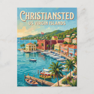 Christiansted Amerikaanse Maagdeneilanden Briefkaart