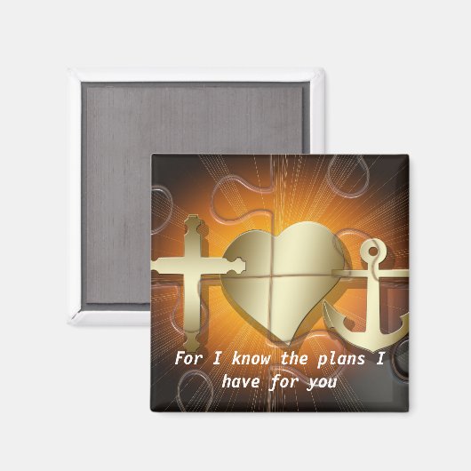 Christianty Bible-scriptie Magneet (Voorkant / Achterkant)