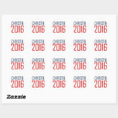 CHRISTIE 2016 AGENT -.png Ronde Sticker (Vel)