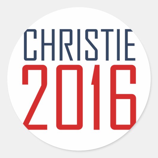 CHRISTIE 2016 AGENT -.png Ronde Sticker (Voorkant)
