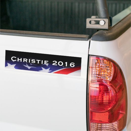 CHRISTIE 2016 Moderne Campagne Bumpersticker (Op Truck)