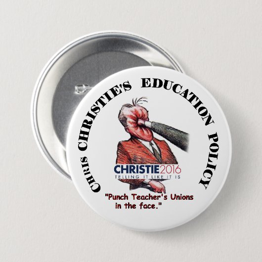 Christie 2016 ronde button 7,6 cm (Voorkant /achterkant)