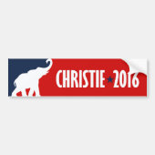 CHRISTIE 2016 SPORTBUMPER -.png Bumpersticker (Voorkant)