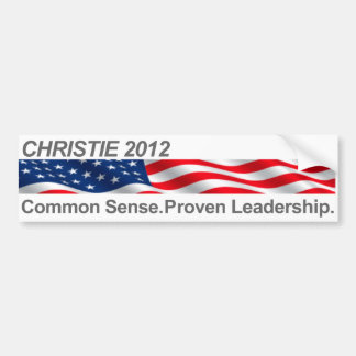 Christie bumpersticker