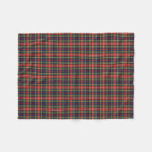 Christie Clan Kleurrijke Rode Schotse Tartan Fleece Deken (Voorkant (Horizontaal))