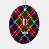 Christie Clan Tartan Keramisch Ornament (Rechts)