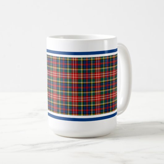 Christie Clan Tartan Koffiemok (Voorkant rechts)