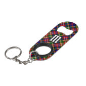 Christie Clan Tartan Mini Flessenopener (Voorkant Gekanteld)