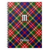 Christie Clan Tartan Notitieboek (Voorkant)