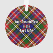Christie Clan Tartan Ornament (achterkant)
