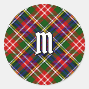 Christie Clan Tartan Ronde Sticker