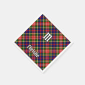 Christie Clan Tartan Servet (Hoek)