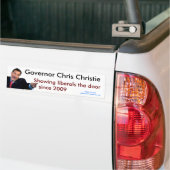 Christie die de Liberalen de deur laat uitsteken Bumpersticker (Op Truck)