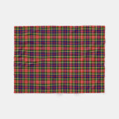 Christie Family Tartan Pattern Fleece Deken (Voorkant (Horizontaal))