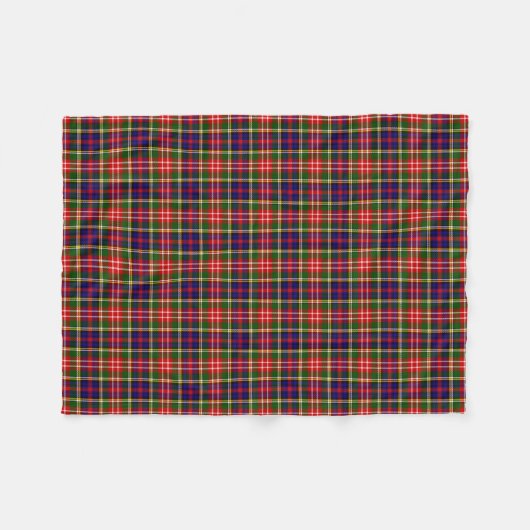 Christie Family Tartan Pattern Fleece Deken (Voorkant (Horizontaal))