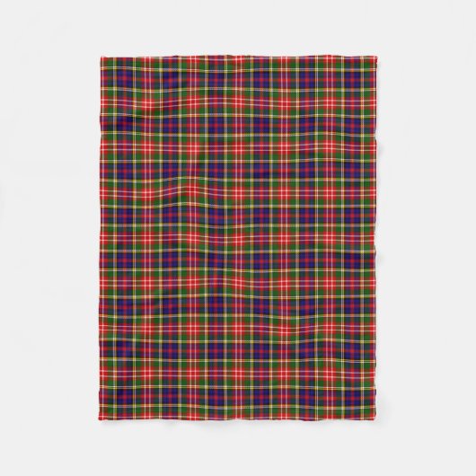 Christie Family Tartan Pattern Fleece Deken (Voorkant)