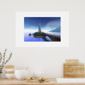 Christie Island vuurtoren Poster (Keuken)
