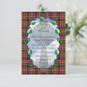 Christie Scottish Wedding Invitation Kaart (Staand voorkant)