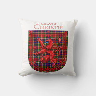 Christie Tartan Scottish Play Lion Rampant Kussen