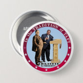 Christie voor President 2016 Ronde Button 7,6 Cm (Voorkant /achterkant)