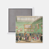 Christie's Auction Room, bezocht door J. Bluck Magneet (Voorkant / Achterkant)