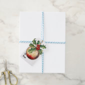 Christimas Holiday Cadeaulabel (Met Touw)