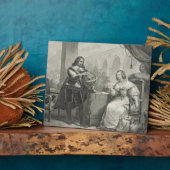 Christina (1626-89) Koningin van Zweden, uit een s Fotoplaat (Zijkant)