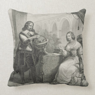 Christina (1626-89) Koningin van Zweden, uit een s Kussen