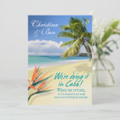 Christina EMERALD WATERS Cabo receptie (linnen) Kaart (Staand voorkant)