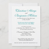 Christina EMERALD WATERS Cabo receptie (linnen) Kaart (Achterkant)