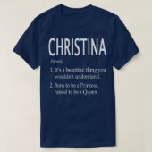 Christina Naam Gift 112 T-shirt (Design voorkant)