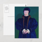 Christina of Denmark Ink Sketch Briefkaart (Voorkant / Achterkant)