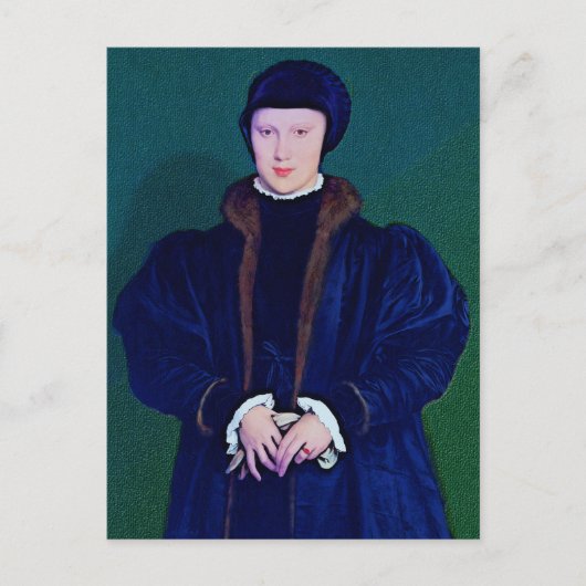 Christina of Denmark Ink Sketch Briefkaart (Voorkant)