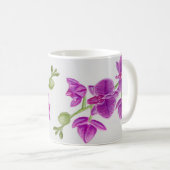 Christina paarse flower mok (Voorkant rechts)