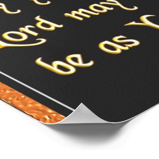 Christina Prayer Poster (Hoek)