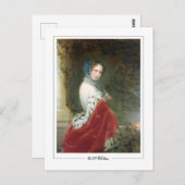 Christina Robertson #13 - Kunstmatig Briefkaart (Voorkant / Achterkant)