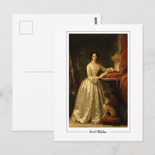 Christina Robertson #55 - Kunstmatig Briefkaart (Voorkant / Achterkant)