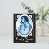 Christina Rossetti Briefkaart (Staand voorkant)