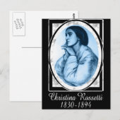 Christina Rossetti Briefkaart (Voorkant / Achterkant)