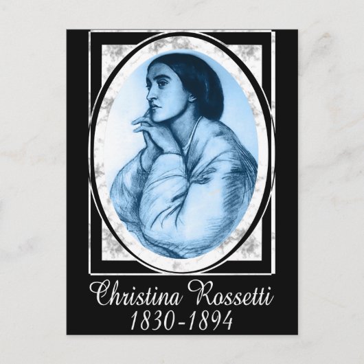 Christina Rossetti Briefkaart (Voorkant)