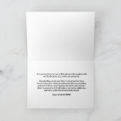 Christinaal Nieuwjaarskaart Feestdagen Kaart (Binnen)