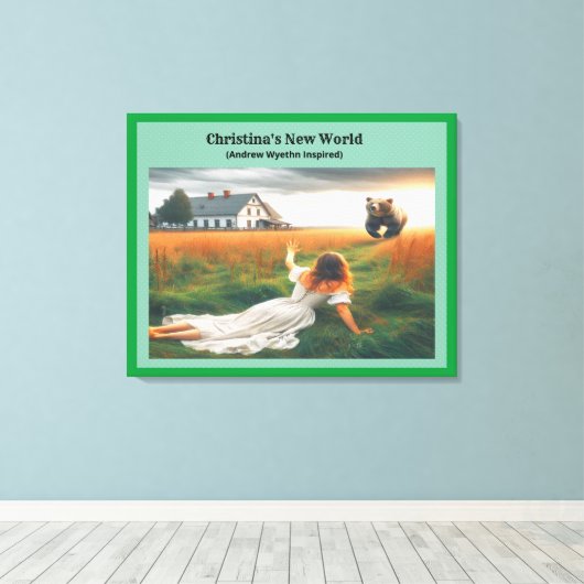 Christina's Nieuwe Wereld Canvas Afdruk (Insitu (Houten vloer))