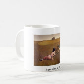 Christina's wereld met Wimsey de bloedhond Koffiemok (Voorkant links)