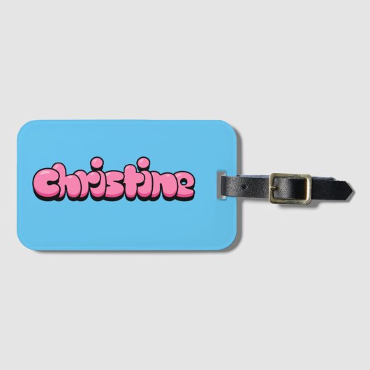 Christine Bagagelabel (Voorkant (horizontaal))