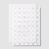 Christine Elegant Wedding Save the Date Vellum Uitnodigingen (Offset (Uitnodiging))