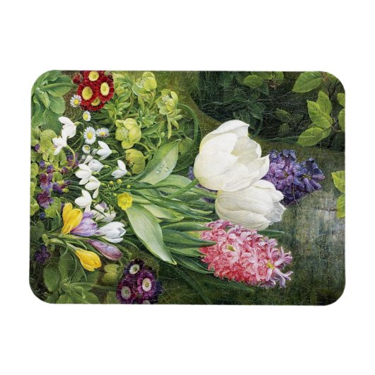 Christine Løvmand A still Life with Tulips, С rocu Magneet (Horizontaal)