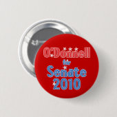 Christine O'Donnell voor het Ontwerp van de Ster Ronde Button 5,7 Cm (Voorkant /achterkant)